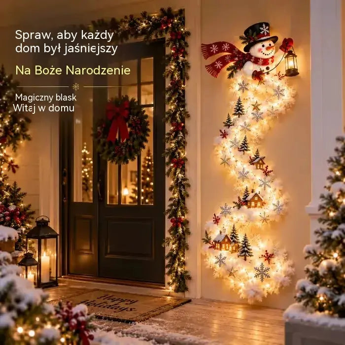 1 sztuka 139 zł 🎄Ścienna lampa dekoracyjna „Świąteczny szlak”