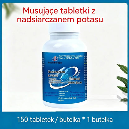 🐟【150/300 tabletek】💧 Tabletki musujące do czyszczenia wody w akwarium i stawie 🔥