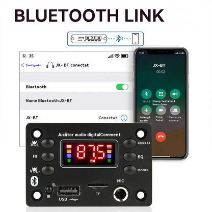 ✨💥【Compra 1 y llévate 1 gratis】 🎵 Amplificador de altavoz Bluetooth y DAC con control remoto inalámbrico, conexión USB y grabación 🎙️