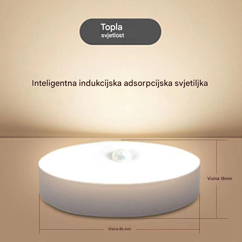 🏡💡 【Kupite jedan, dobijte jedan gratis】 Bežično pametno noćno svjetlo sa senzorom pokreta – praktično, praktično i jednostavno za punjenje.