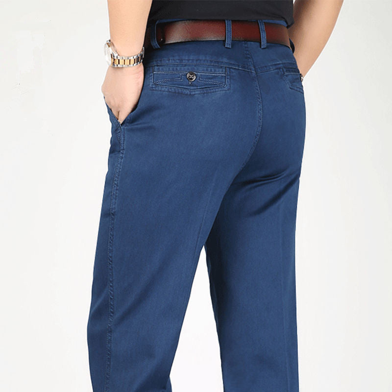 👖【50% OFF】👖 2026 г. Нови мъжки дънки с висока талия голям размер