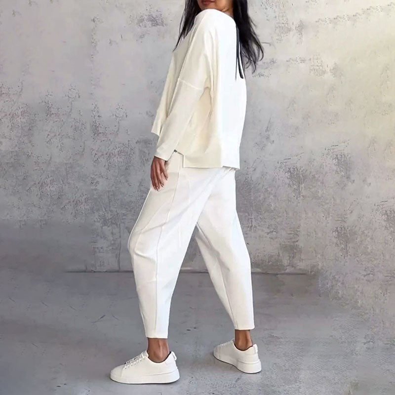 💖🔥Nuevo éxito — 50% de descuento🔥 Conjunto casual de algodón 2025 primavera-otoño, versátil para el trabajo diario