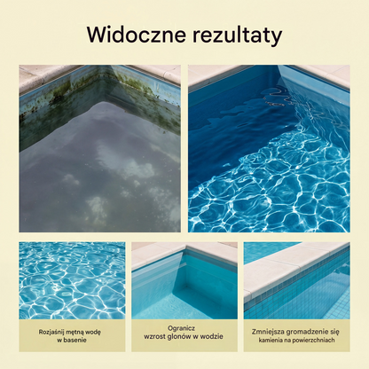 🔥Kup 1, a 1 dostaniesz gratis (2 butelki) Musujące tabletki do czyszczenia basenów