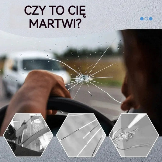 【Zestaw 3 sztuk】🚗 Płyn do naprawy pęknięć, klej do usuwania zadrapań i pęknięć