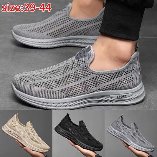 🔥【39-44】Męskie buty codzienne z siateczki, oddychające i wygodne, antypoślizgowe, łatwe w noszeniu