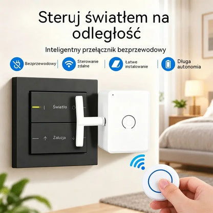 📱💡Inteligentny sterownik bezprzewodowy do zdalnego włączania i wyłączania oświetlenia, bez konieczności prowadzenia przewodów.