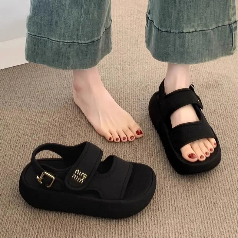 🔥【Zniżka ograniczona czasowo】【35-40】🔥Miękkie, grube wkładki, antypoślizgowe sandały codzienne