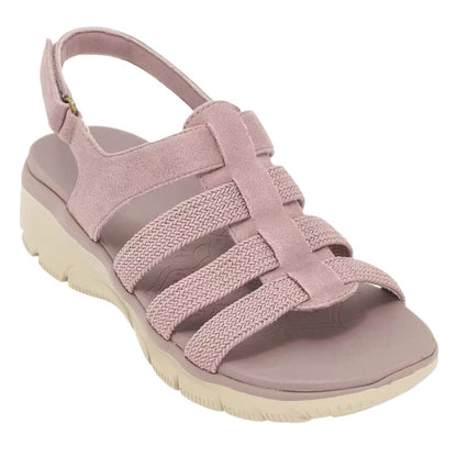 🥿【36-43】Wsparcie łuku stopy, oddychająca, miękka gumowa amortyzacja, płaskie sandały