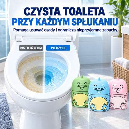 Kup środek do czyszczenia toalety za pół ceny! 💥 【Zestaw 3 sztuk】 Każde opakowanie wystarcza na 2000 spłukań – zapomnij o ręcznym szorowaniu toalety. ❤