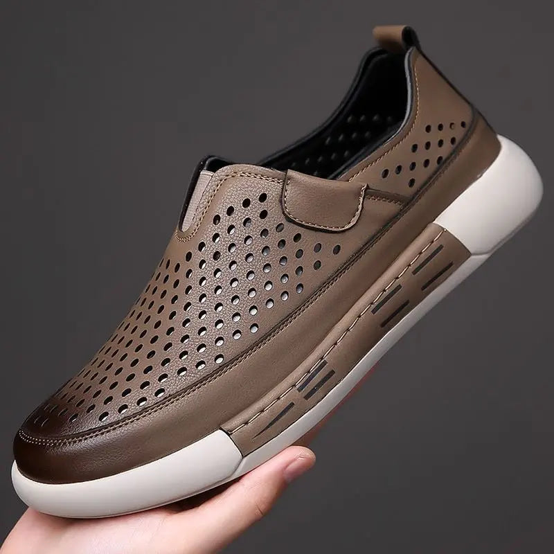 🏆【🔥Skvelá ponuka】【39 – 44】Pánske priedušné sandále s výrezmi👞