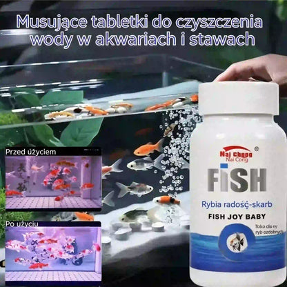 🐟【Kup więcej, zaoszczędź więcej】💧 Tabletki musujące do czyszczenia akwariów i stawów🔥