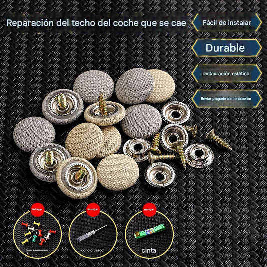 【50% OFF】🔥La lona del techo del automóvil se está cayendo, fije el clip de fijación de clavos, modificación y restauración del interior del automóvil sin desmontaje
