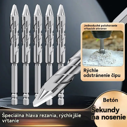 🔥【Sada štyroch kusov】🧰🔥Viacúčelový vrták s vysokou tvrdosťou (6+8+10+12+12) mm