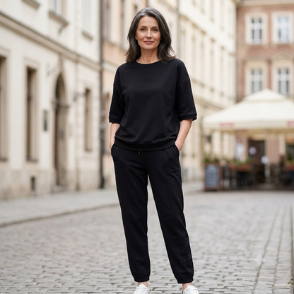 🌹【M-4XL】【Bluzki + spodnie】Damski dres casualowy z krótkim rękawem
