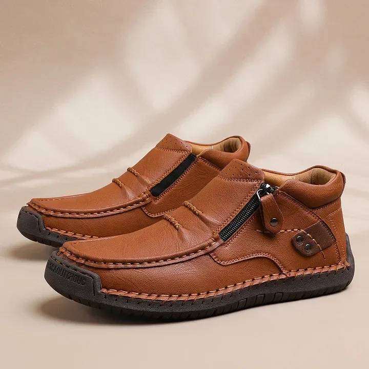 👞 Плащане при доставка✅️【38-48】Мъжки ежедневни обувки за дейности на открито - Ръчно шити мартин ботуши🔥