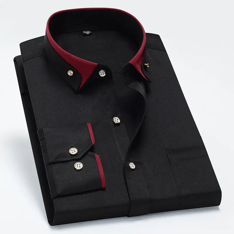【S-4XL】2026 Nowa oddychająca biznesowa koszula męska casual