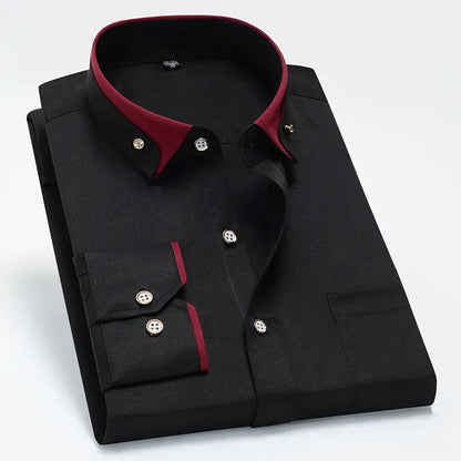【S-4XL】2026 Nowa oddychająca biznesowa koszula męska casual