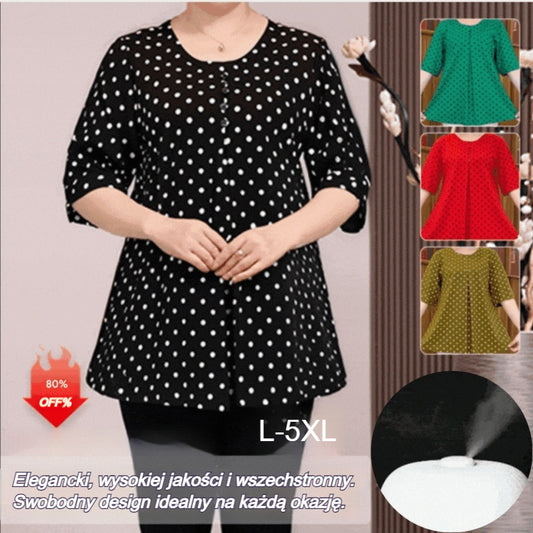 ✨【-50% ZNIŻKI】【L-5XL】💞Nowa jesienna koszula 2026 w grochy