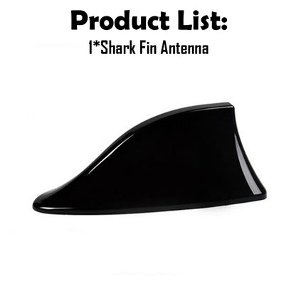 🚗🚗【Compra uno y llévate otro gratis】Antena de coche con forma de aleta de tiburón con antena de señal de radio universal decorativa